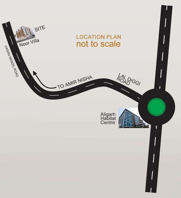 Noor Villa Location Map